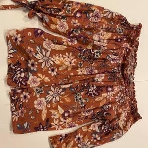 Off the shoulder shirt